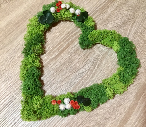 Mechové srdíčko — foto 3