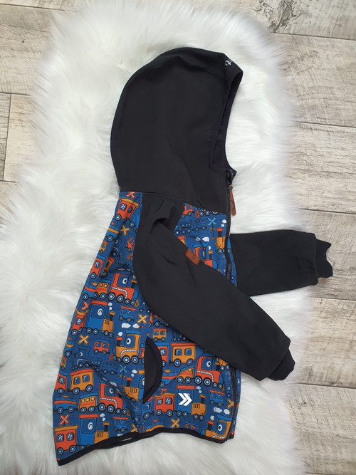 Softshellová bunda s vláčky — foto 5