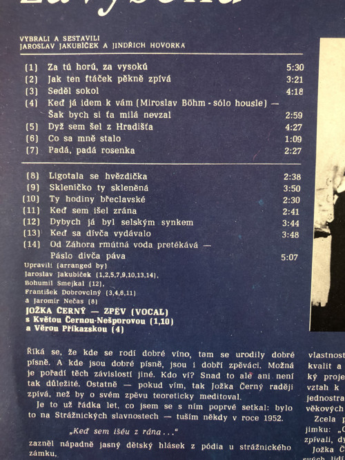 LP Jožka Černý — foto 3