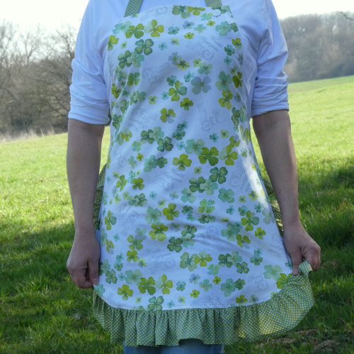 Zásterka Štvorlístok s volánom — foto 6