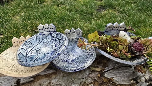 Minizáhradka keramická — foto 5