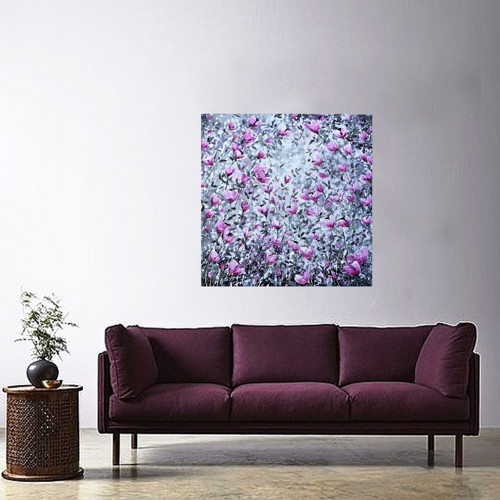 Ráno v zahradě......60x60cm — foto 5