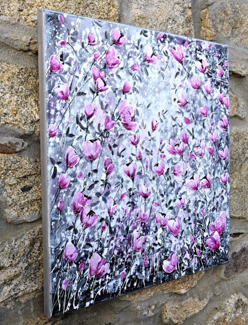 Ráno v zahradě......60x60cm — foto 3
