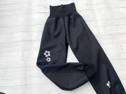 Softshell kalhoty Basic černé/reflex Jaro — foto 2