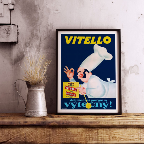 Vintage plakát Margarin Vitello - 1950 — foto 6
