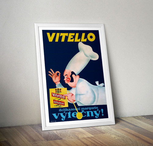 Vintage plakát Margarin Vitello - 1950 — foto 5