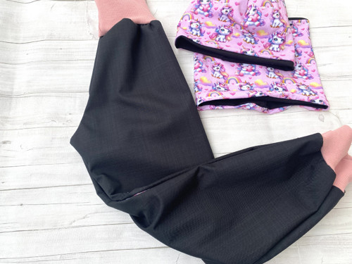 Softshell kalhoty Unicorn/černá jarní — foto 3
