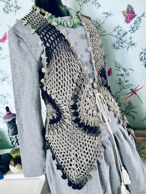 Boho vestička háčkovaná — foto 3