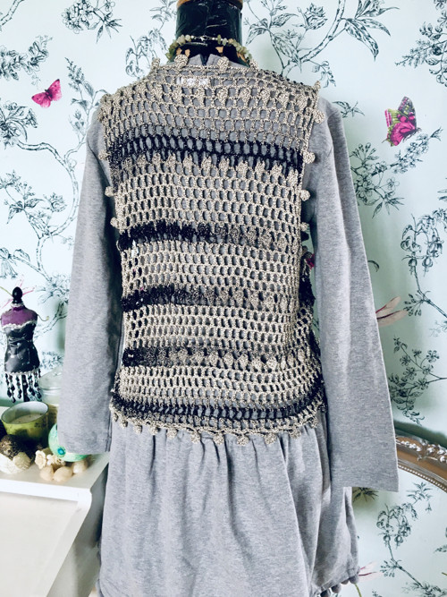 Boho vestička háčkovaná — foto 5
