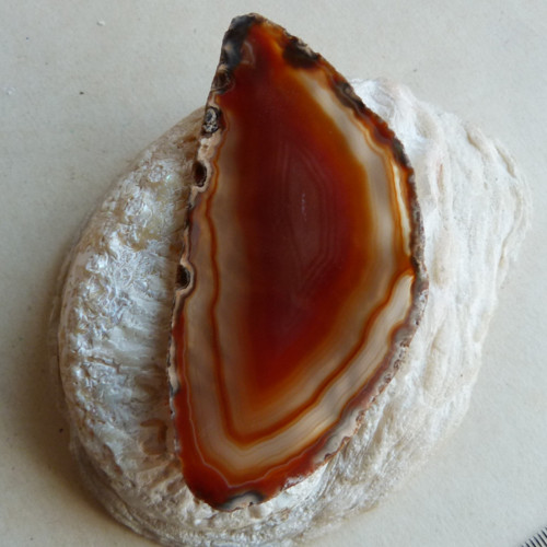 Achát plátek - 8,7 cm — foto 2