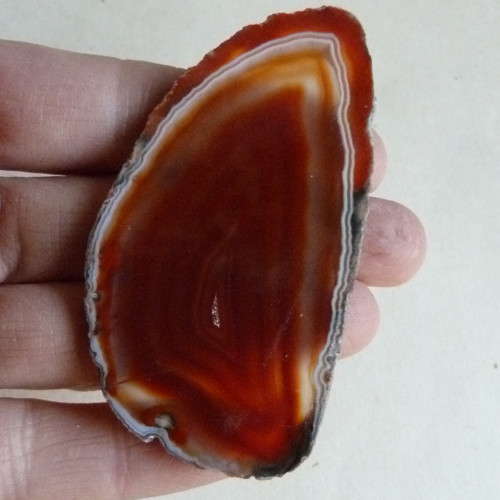 Achát plátek - 7,4 cm — foto 2