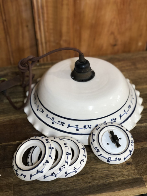 Lustr - modrá větvička — foto 2