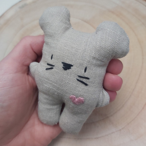 Tiny Bubu Mouse - pink linen — foto 2