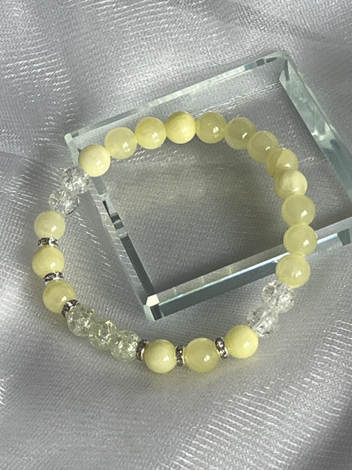 Náramek dětský - Citronový Chalcedon — foto 2