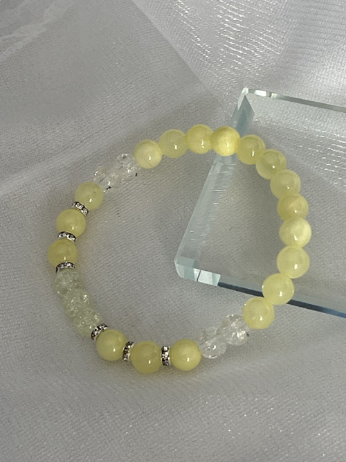 Náramek dětský - Citronový Chalcedon — foto 3