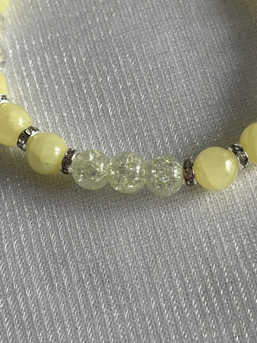 Náramek dětský - Citronový Chalcedon — foto 5