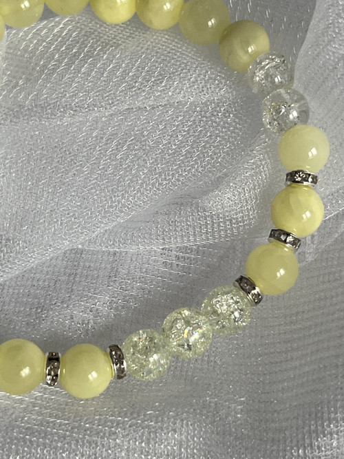 Náramek dětský - Citronový Chalcedon — foto 4