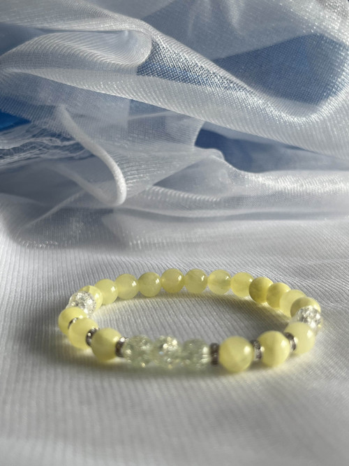 Náramek dětský - Citronový Chalcedon — foto 6