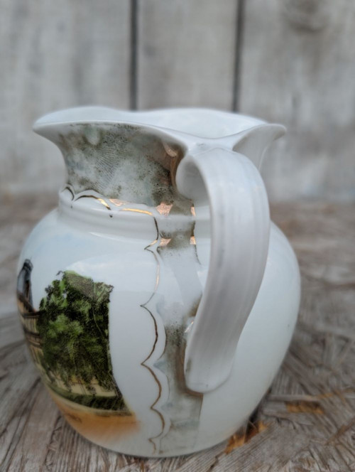 Starožitná porcelánová konvička, Margitsziget. — foto 4