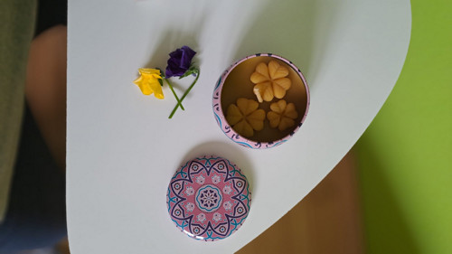 Svíčka v dóze mandala III. — foto 3