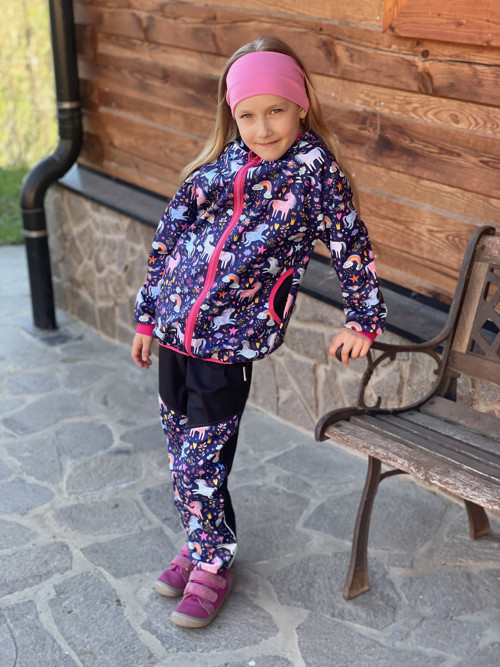 Softshellové kalhoty JEDNOROŽCI — foto 2