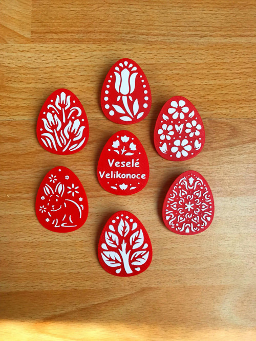 Velikonoční vajíčka 3d tisk — foto 2