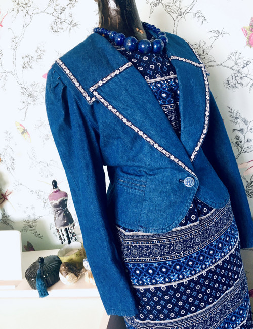 Vintage Jeans folklore sako — foto 4