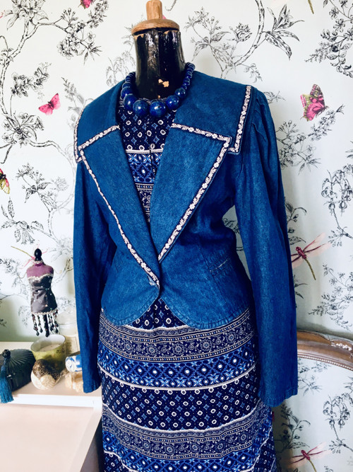 Vintage Jeans folklore sako — foto 2