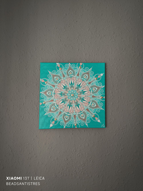 Nástěnná dekorace mandala (30x30cm) — foto 3
