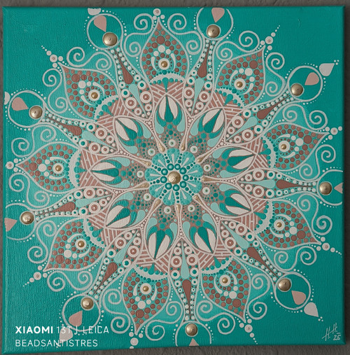 Nástěnná dekorace mandala (30x30cm) — foto 2