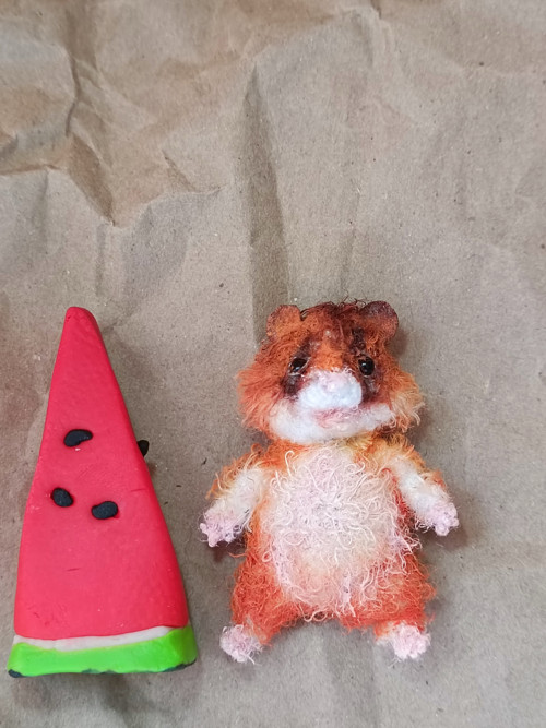 Křeček s vodním melounem — foto 5
