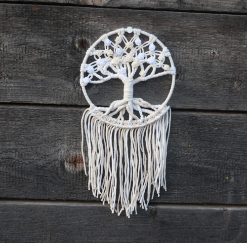 Strom života macramé — foto 5