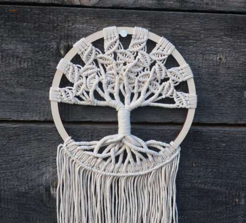 Strom života macramé — foto 4