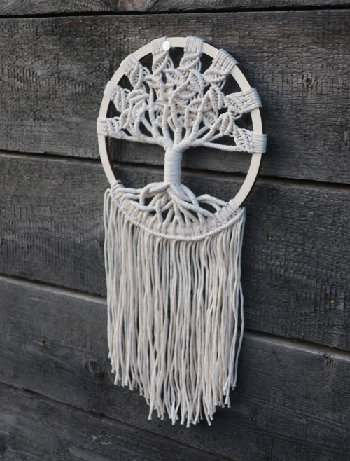 Strom života macramé — foto 3