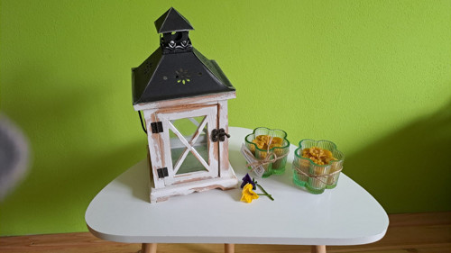 Svíčka s levandulí (zelený obal) — foto 2