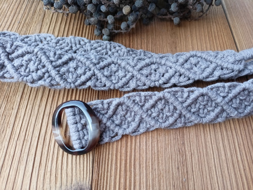 Boho pásek, macramé — foto 5