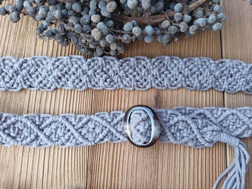 Boho pásek, macramé — foto 4