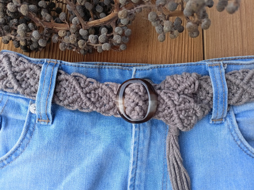 Boho pásek, macramé — foto 2