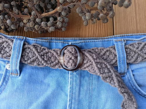 Boho pásek, macramé — foto 3