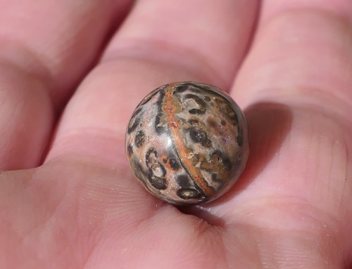 Kulička 12 mm - jaspis leopardí V979 — foto 5