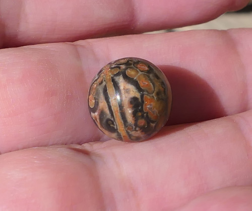 Kulička 12 mm - jaspis leopardí V979 — foto 6