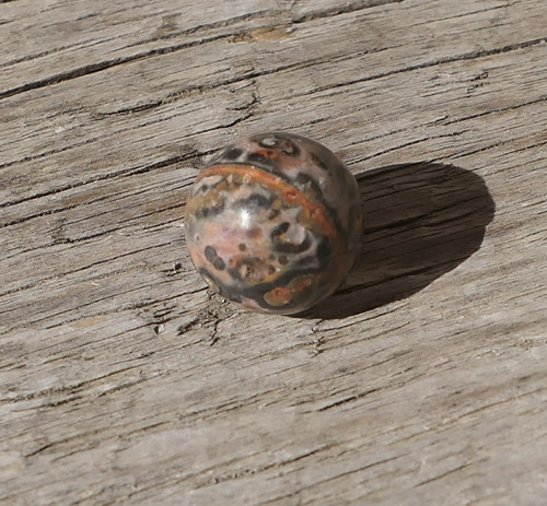 Kulička 12 mm - jaspis leopardí V979 — foto 2
