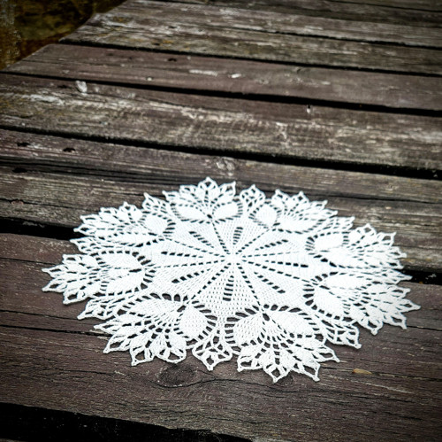 Háčkovaná dečka "Tulipány", 30 cm — foto 3