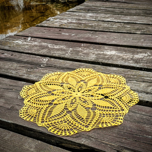 Háčkovaná dečka "Jitřenka", 37 cm — foto 2