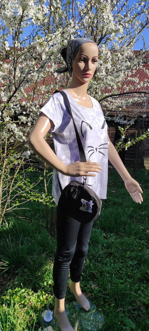 Dámské tričko s kočkou vel. L — foto 2
