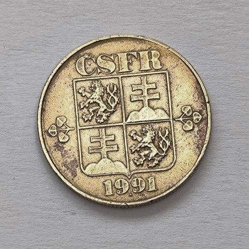MINCE 1 koruna - 1991 ČSFR — foto 4