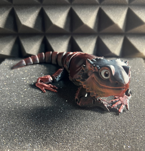 Agama Vousatá - 26 cm - 3D Tisk — foto 2