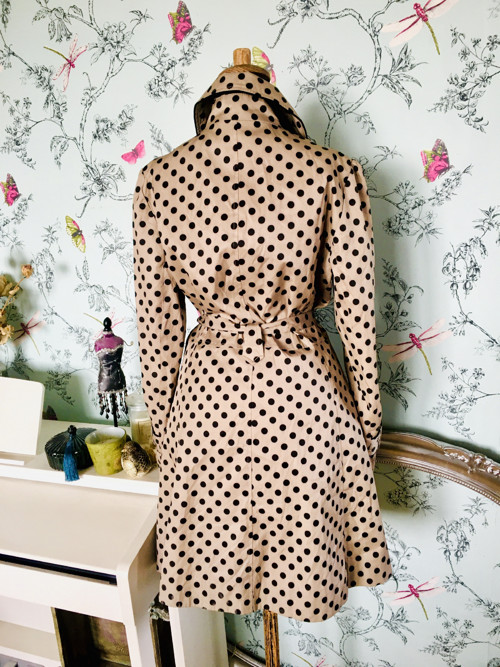 Kabát trenčkot dots — foto 5