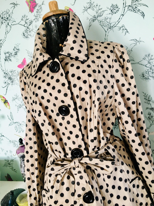 Kabát trenčkot dots — foto 3