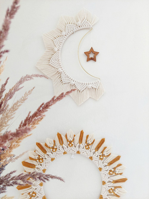 Měsíční macramé mandala "LUNA" — foto 2